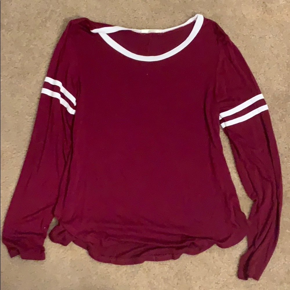 Maroon long sleeve